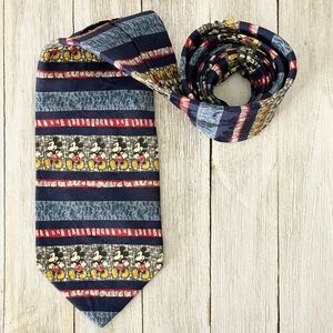 WALT DISNEY THE DISNEY STORE Mickey Mouse Silk Necktie